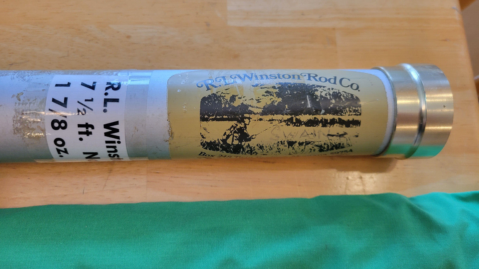 RL Winston Rod Co The Winston Green 2 Piece 7 1/2 Ft #4 1 7/8Oz. Fly Rod
