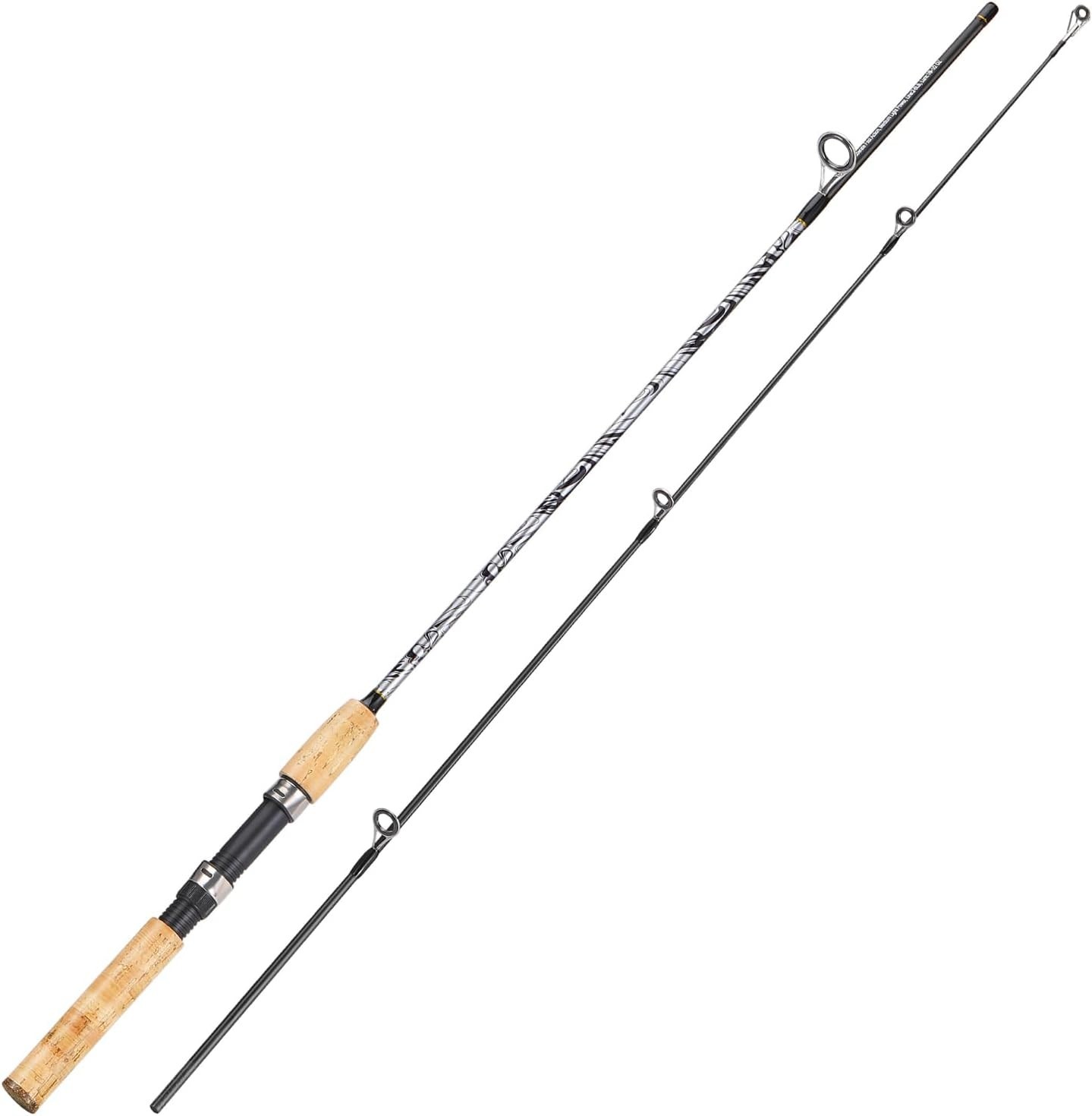 7’6″ Spinning & Casting Rod – Strong Carbon-Glass Composite for Bass & Trout