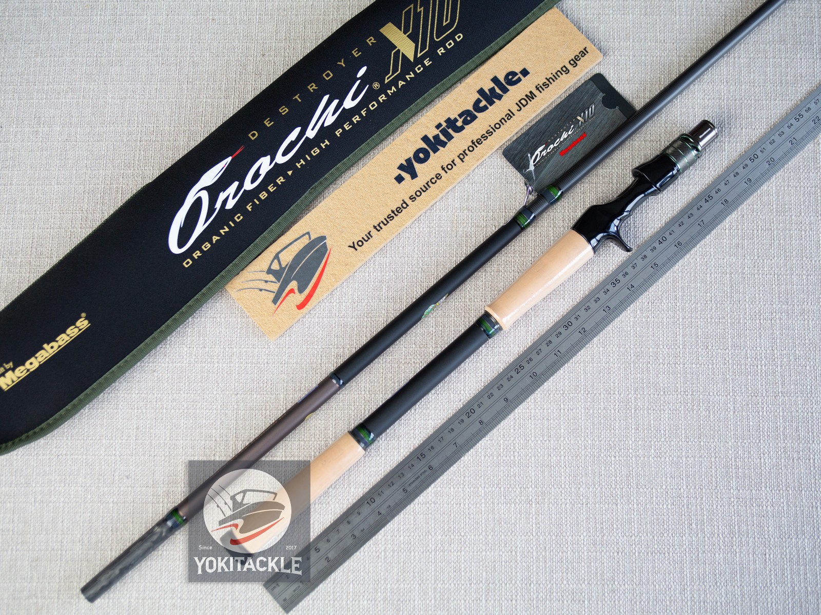 Megabass OROCHI X10 F9-710XT Baitcasting Rod for Bass