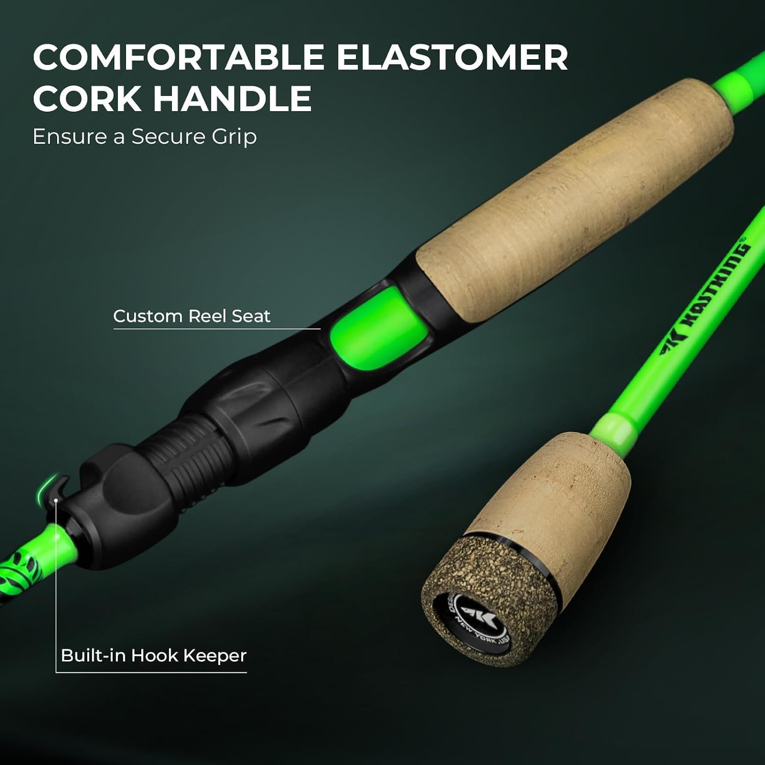 Zephyr Dual Tip Casting Rods & Spinning Fishing Rods, Lightweight Kastflex IM6 G