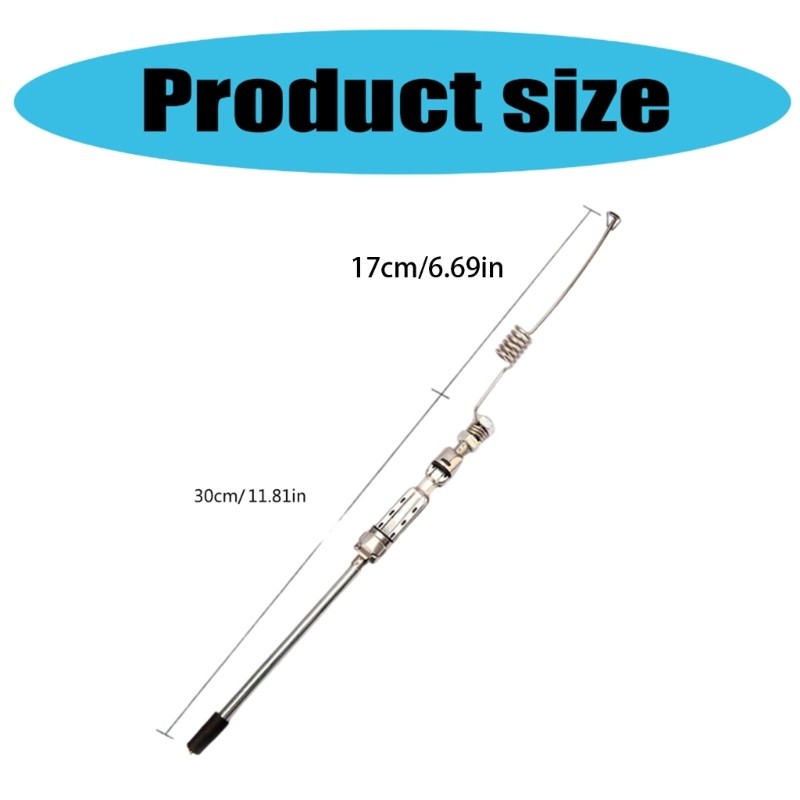 Ice Fishing Rod Spring Loaded Fishing Fish Bites Indicator for Easily Catching