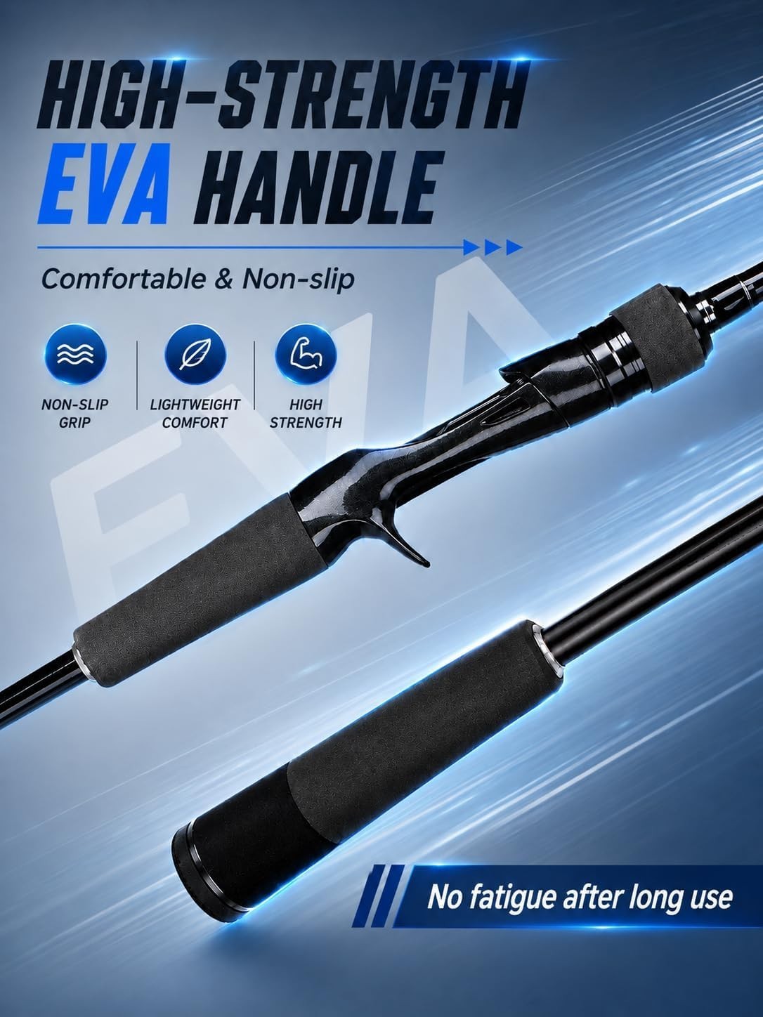 Travel-Ready 2-Piece Carbon Fishing Rod – Ideal for Surf & Walleye Fishing