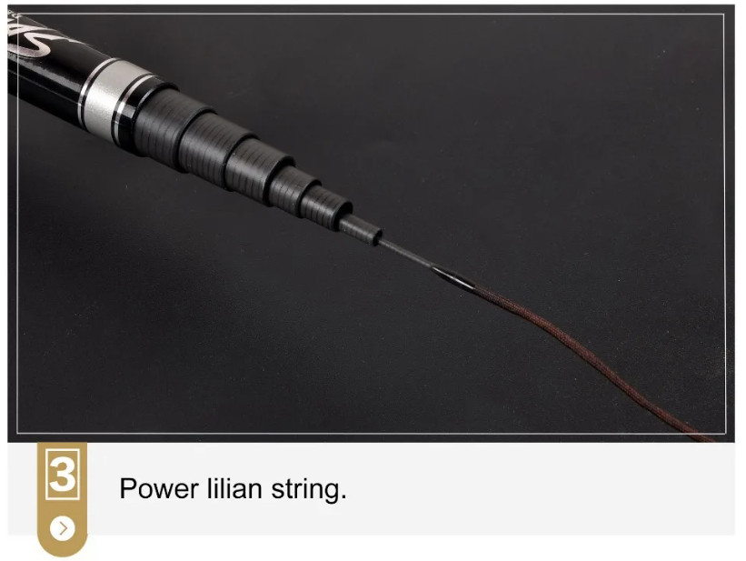 Telescopic Fishing Rod 3.6m 4.5m 5.4m 6.3m High Carbon Stream Fishing Pole Carp