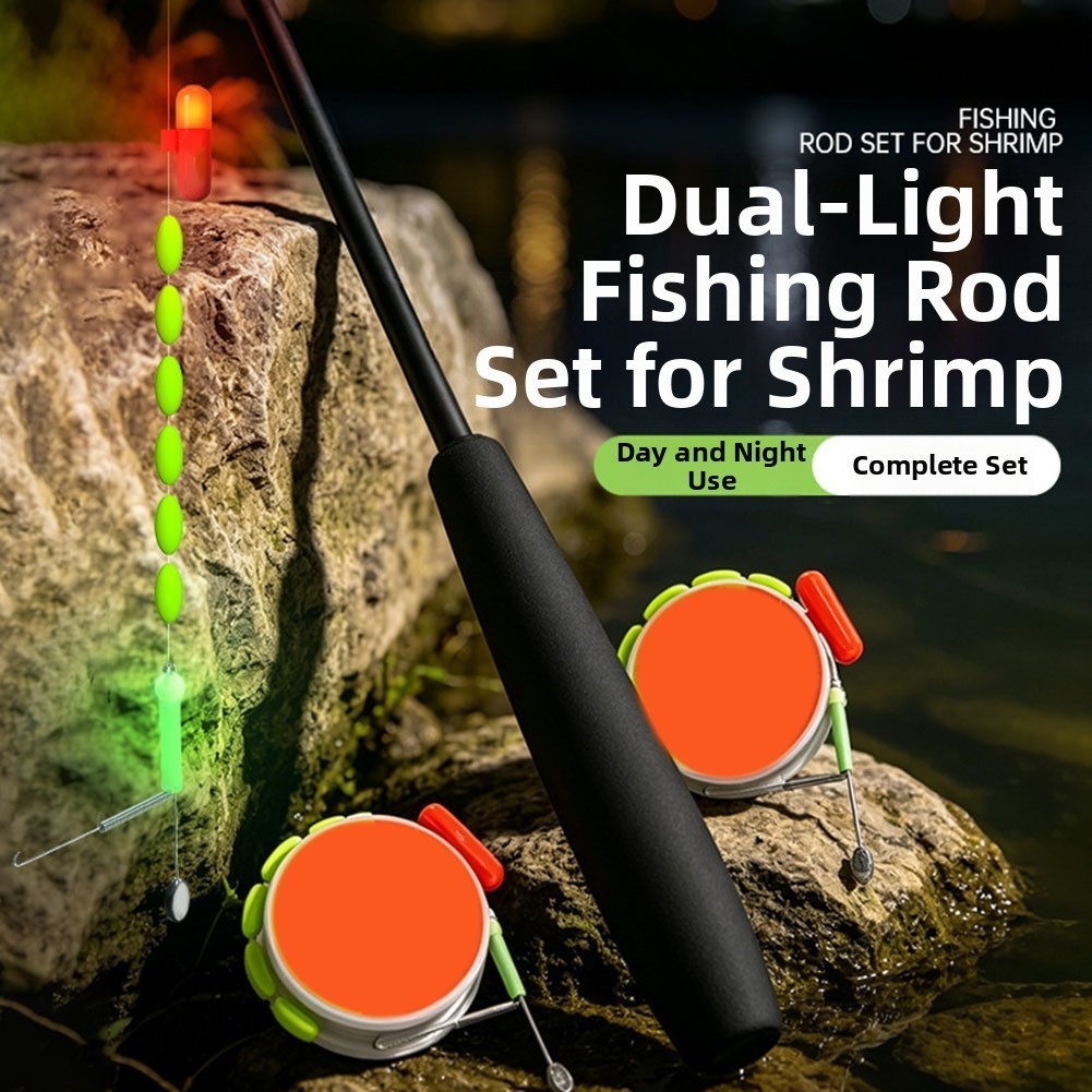 Lightweight Shrimp Fishing Rod 60g for Children and Adult Freshwater Use