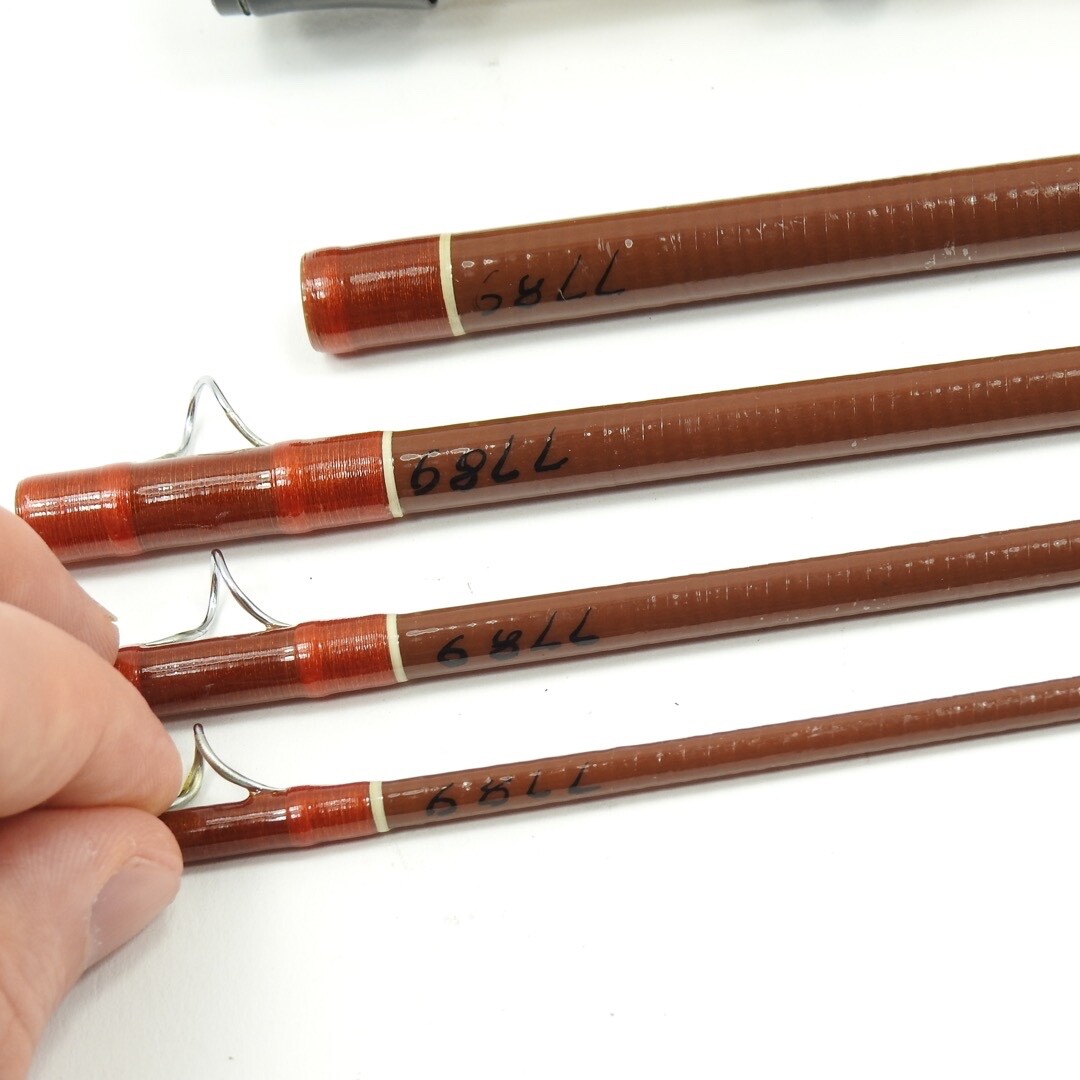 Scott Powr-Ply Fiberglass Fly Rod. 7’ 6” 5wt. F-75. 5-Piece. W/ Tube and Sock.