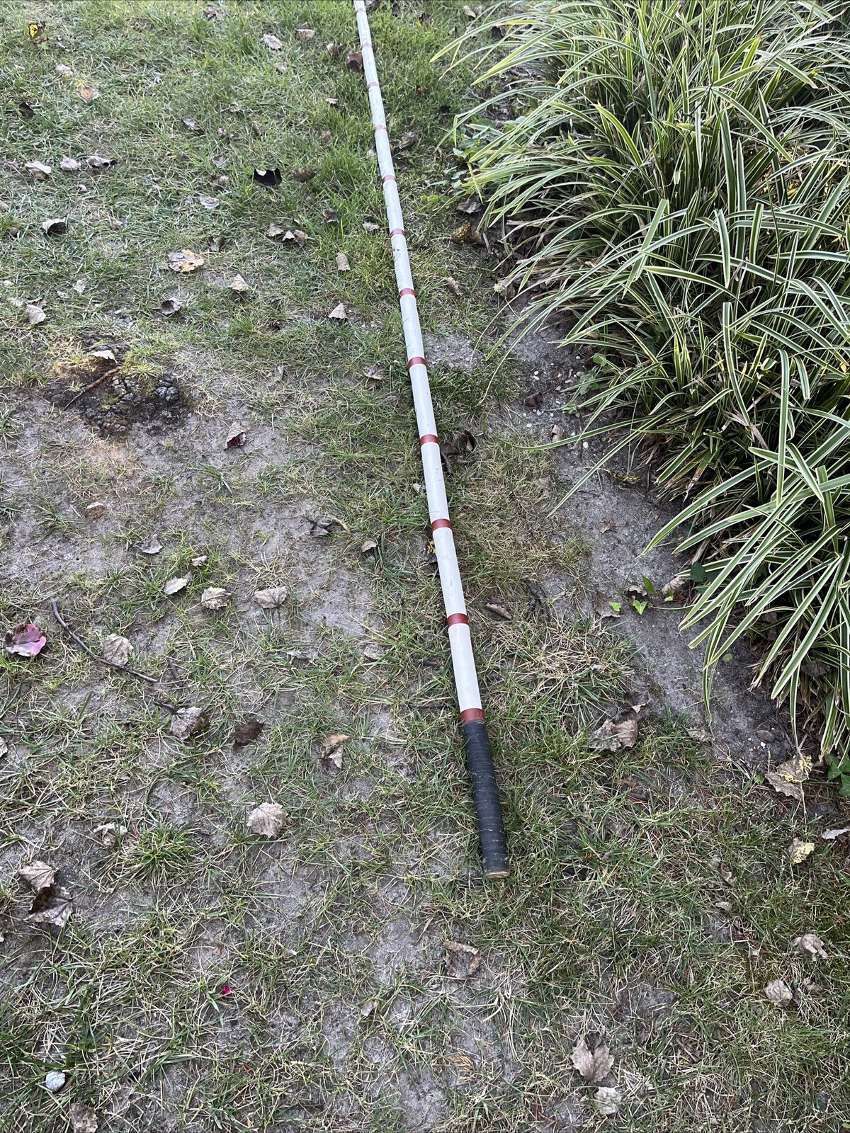Pair Of Two Antique Bamboo Fishing Pole/Rod, 17ft Long. One piece