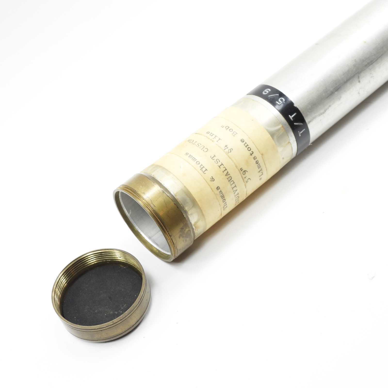 Thomas & Thomas Brass Capped Bamboo Fly Rod Tube. 36”.