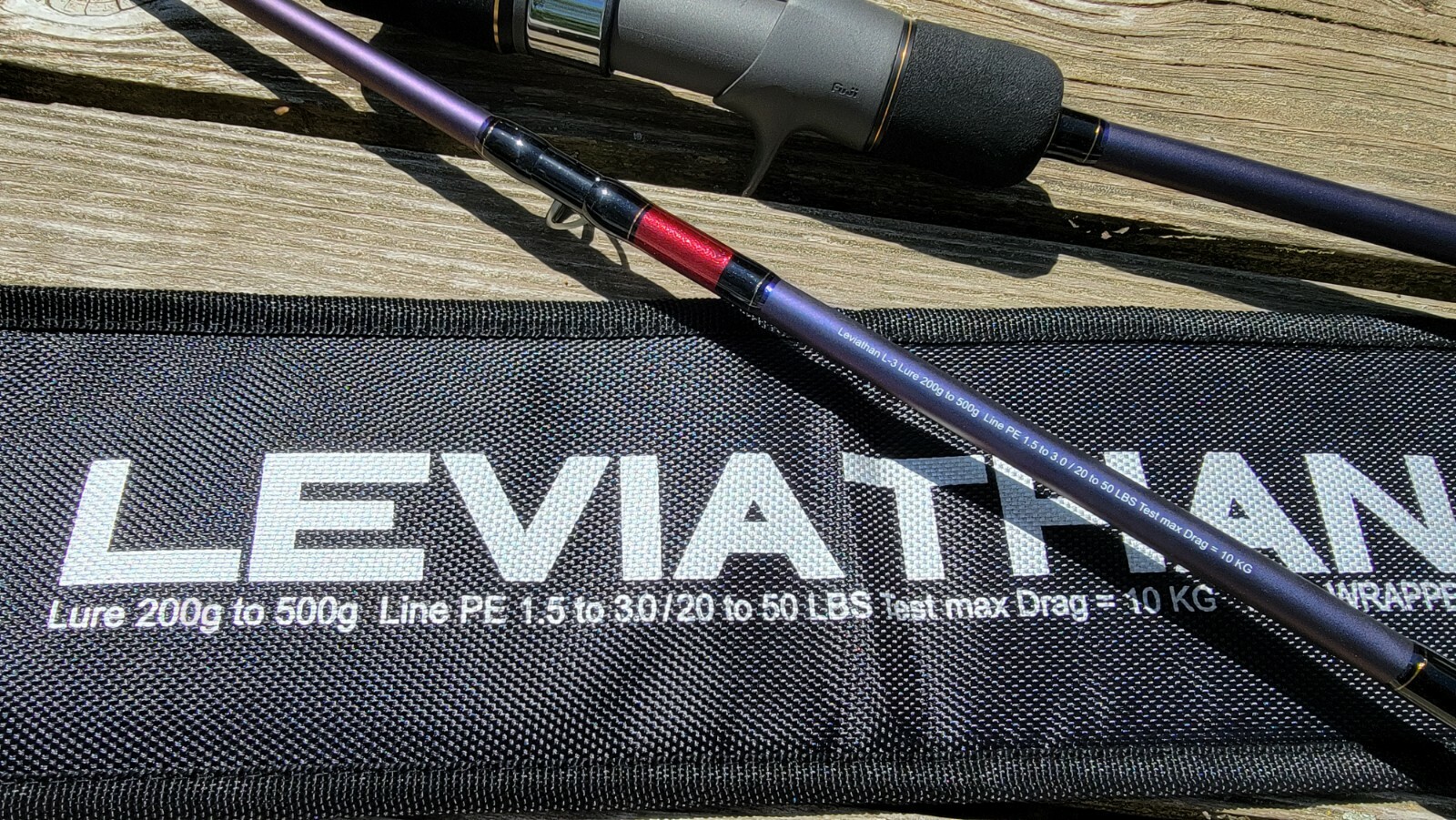 L Series 72-1 100g to 300g (3 oz to 10 oz) Slow/long fall jigging rod