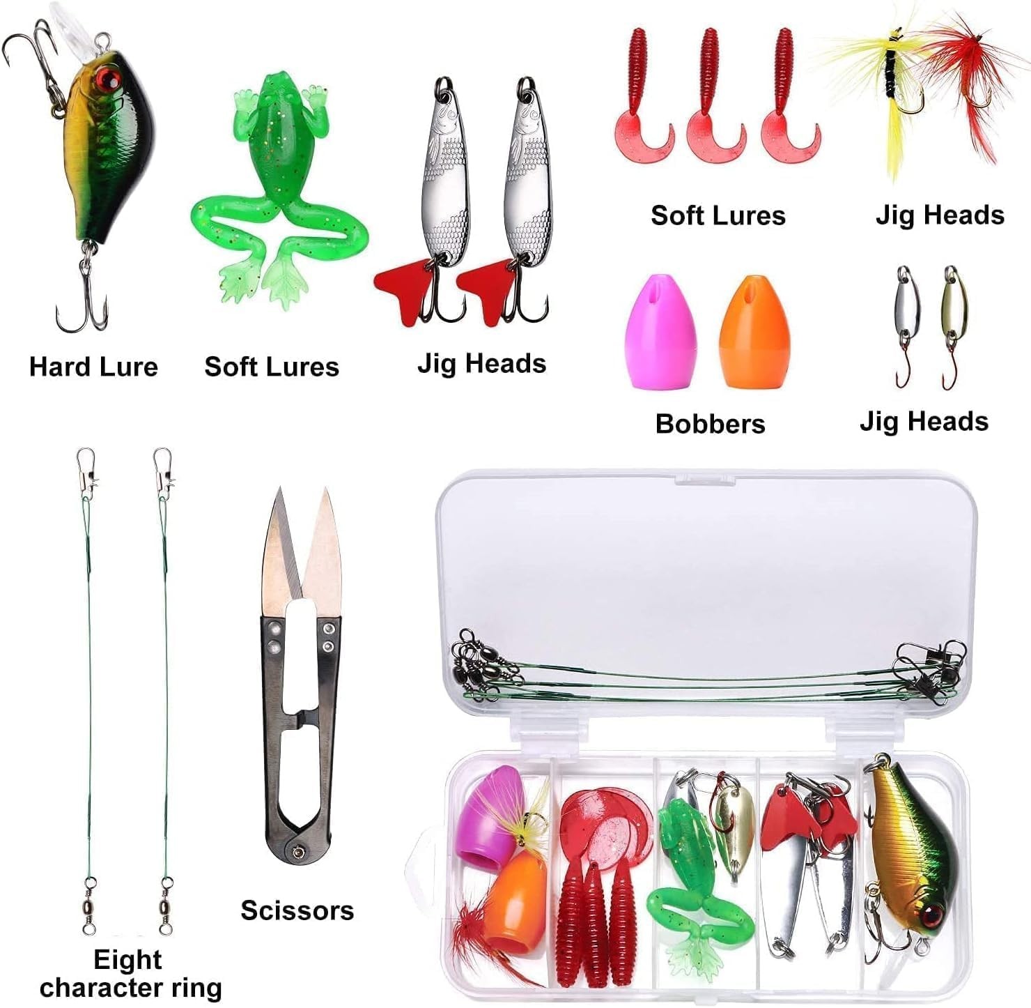 Mini Spinning Reel & Rod Combos with Telescopic Fishing Rod Reel Lures Fishin…