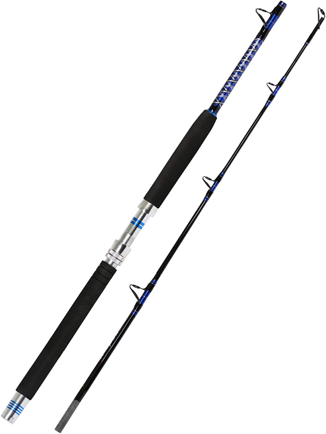 1Pc 2Pc Saltwater Offshore Trolling Rod Big Game Conventional Boat Fishing Pole