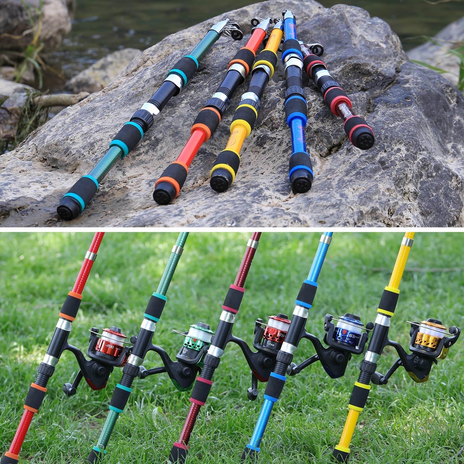 Sougayilang 1.8m Spinning Fishing Rod M Power Children Fishing Rod Telescopic Ro