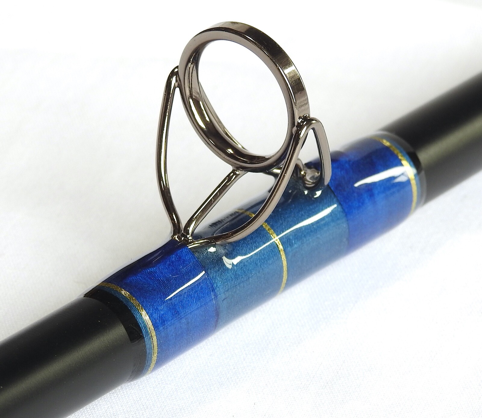 Pro Catfish Rod Long Casting 11′ 2PC Metal Reel Seat Cork Handle Glow Tip