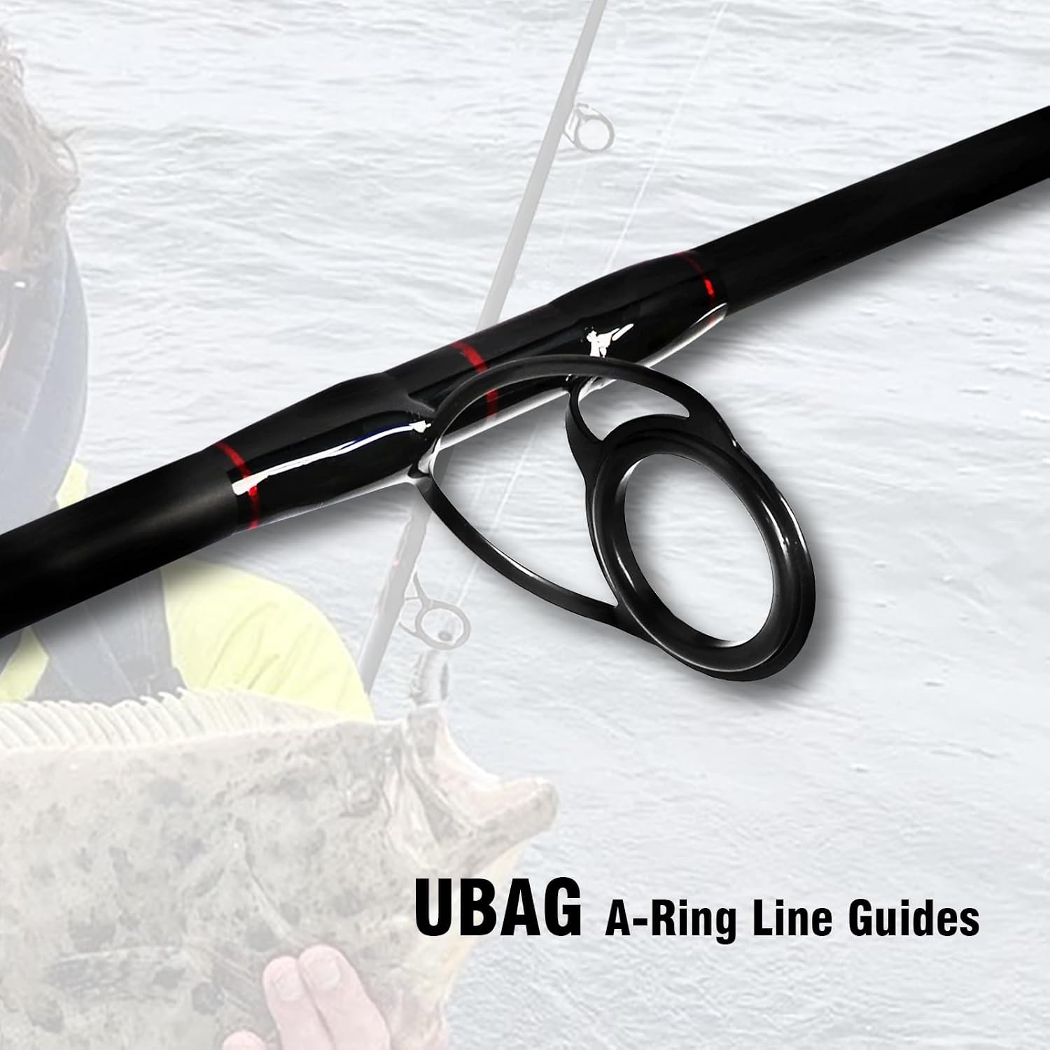 Surf Spinning Fishing Rod 4-Piece Graphite Travel Fishing Rod(11 Feet & 13 Feet