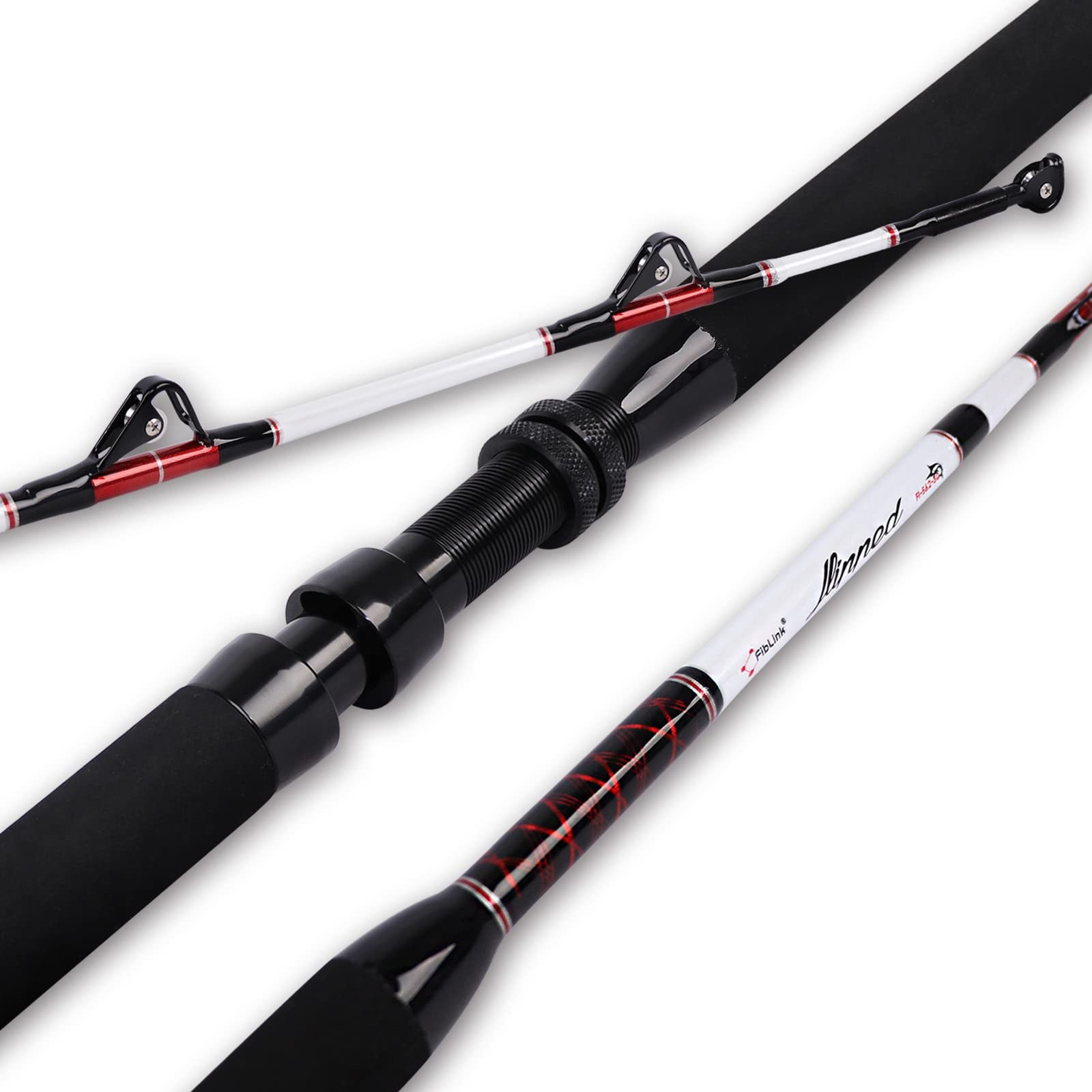 Trolling Rod Saltwater Deep Dropper Big Game Rod Conventional Boat Roller Rod…