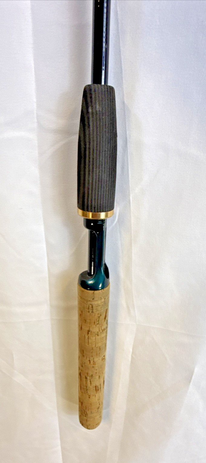 Vintage Zebco Quantum XL Graphite QXLS 60M 6′ Spinning Rod 1pc Medium Action