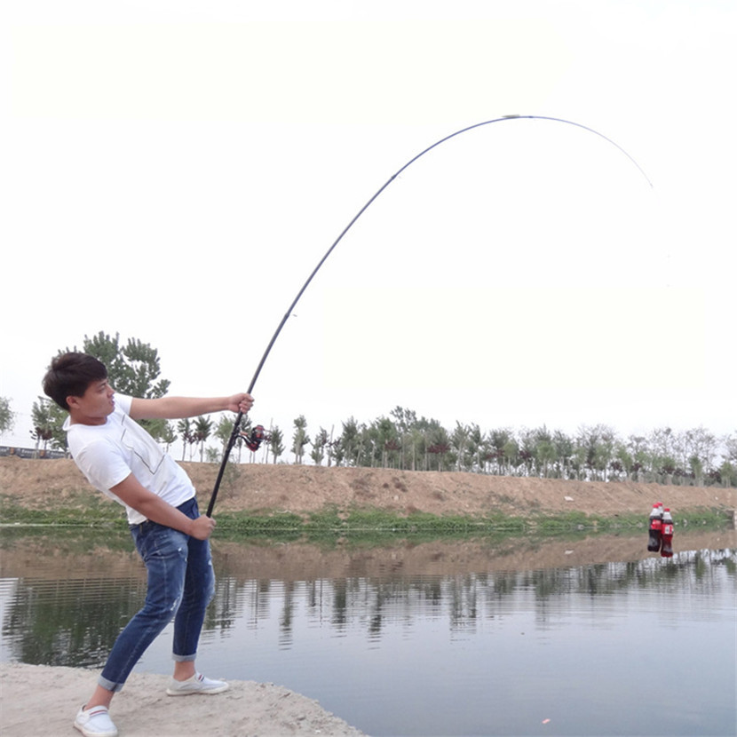 The second generation Portable Carbon Fiber Superhard Pole Tackle 2.7m-5.4m
