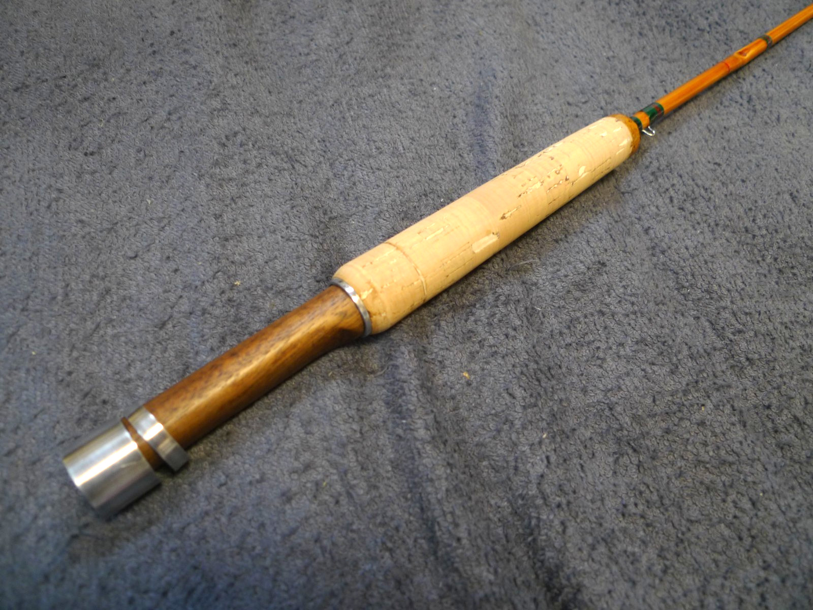 [Japanese Marutake flyrod]7’1″ #3 4pc (ext tip)-unused ‘Marubushi bamboo’ flyrod