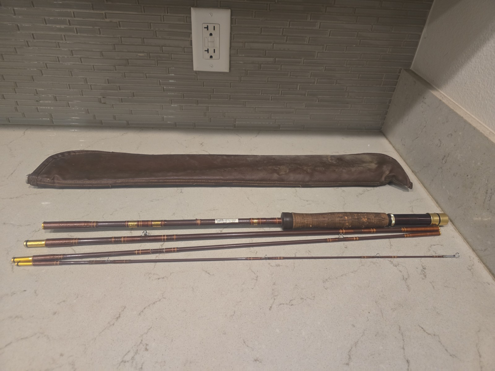 Vintage Garcia 2541 4 Piece 8’ Fly Rod made in USA