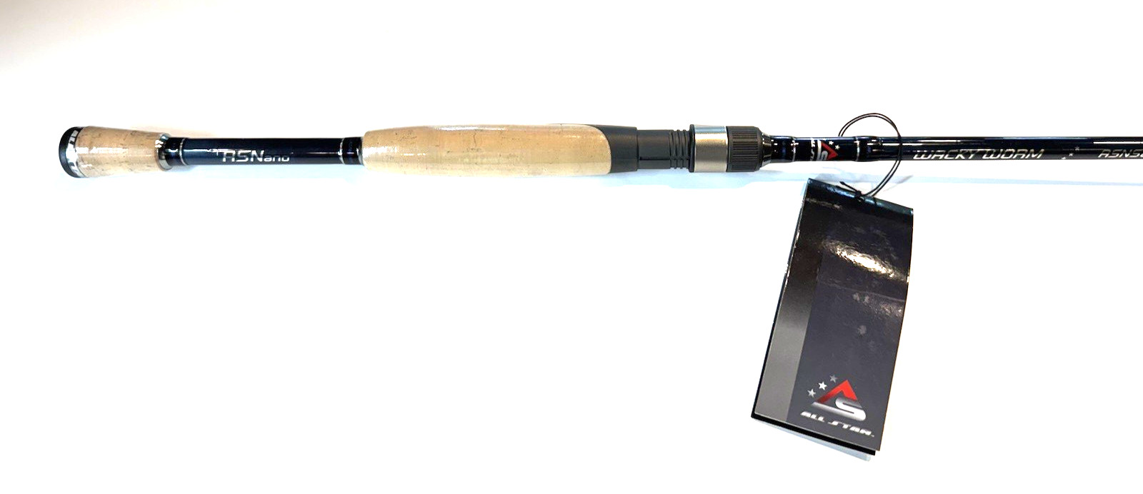 All Star “WACKY WORM”ASNano ASNS815WW Jigging Spinning Fishing Rod 6′-9” Fst-Med