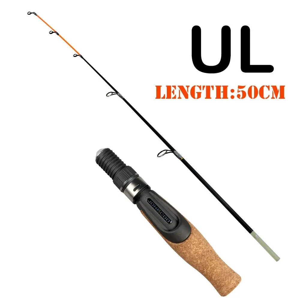 Fishing Rod 50cm Fishing With Flat Tip Quality Glass Fiber Tip With Cork Handle
