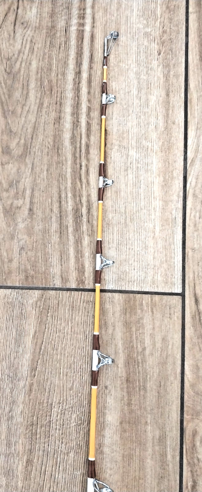 VTE YLW SABRE 6FT SALTWATER ROD 15- 40 LBS. CUSTOM WRAPPED NEW COMPONENTS