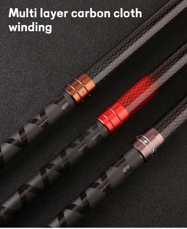 Telescopic Fishing Rod Carbon Fiber Spinning Rod Travel Fast Sensitivity Pole