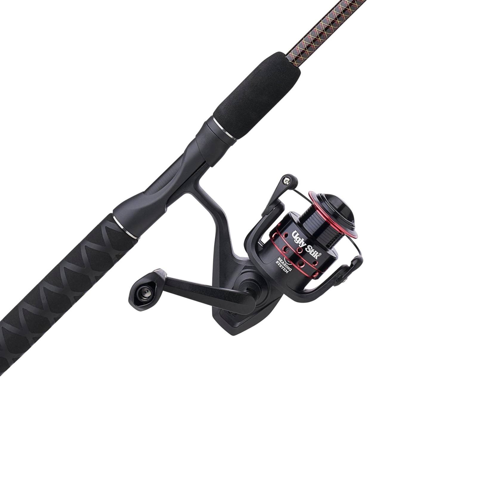 Ugly Stik GX2 Spinning Reel and 6′ Fishing Rod Combo, 2-Piece, Graphite and Fibe
