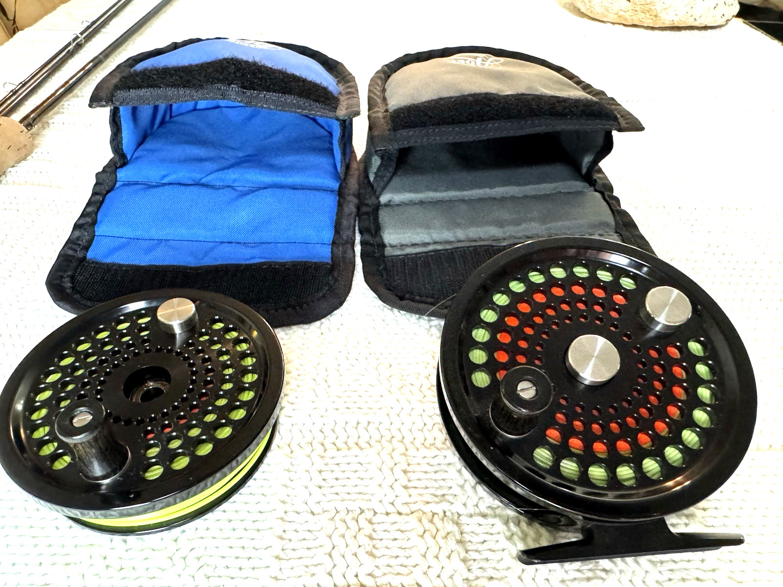 Vtg Sage Graphite III-3RPLX 9′ Able Big Game 3N Reel Extra Spool & Lines Unused
