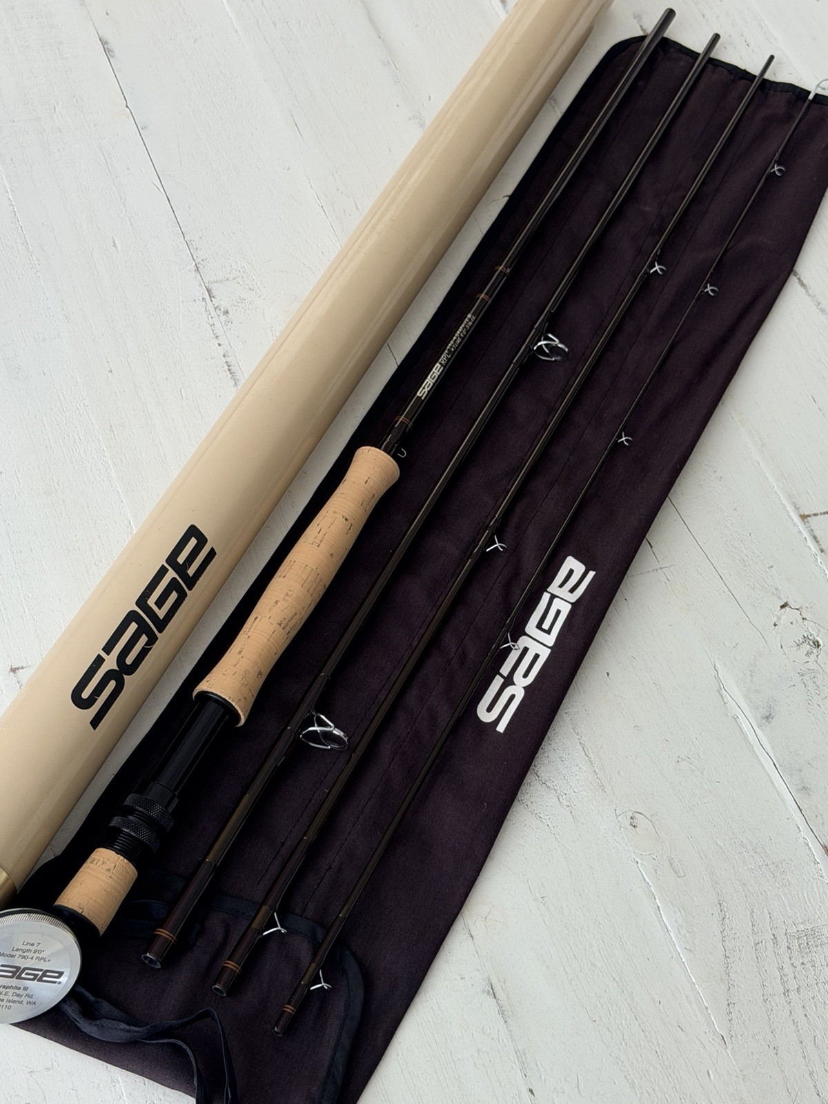 **BEAUTIFUL**🔥 VINTAGE SAGE RPL+ 7wt. 9’ft FLY ROD!! 🔥~LEGENDARY~🔥