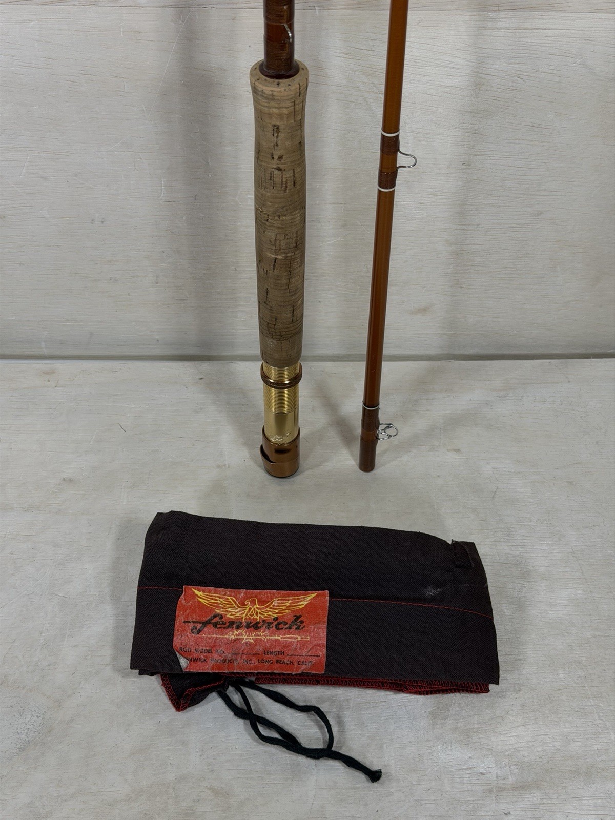 Vintage Fenwick Feralite Fly Rod FF 112 9’3 cork 2pc. EXCELLENT CONDITION