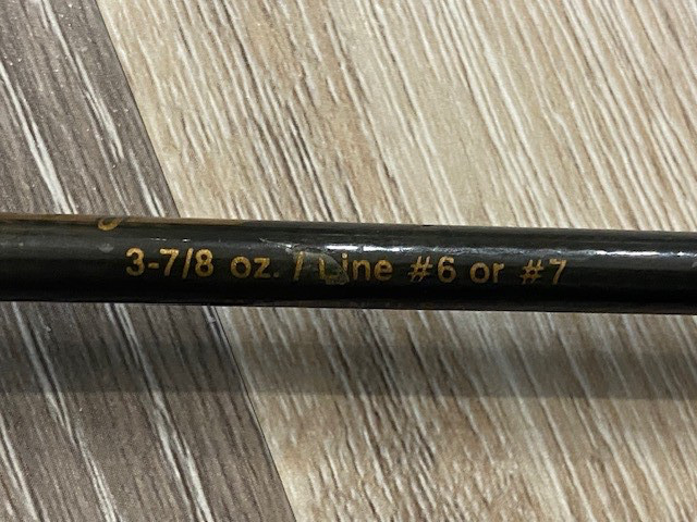 Vintage Lamiglas Graphite F866 8-1/2′ #6 or #7 Line 2 Pc Fly Rod W/ Tube