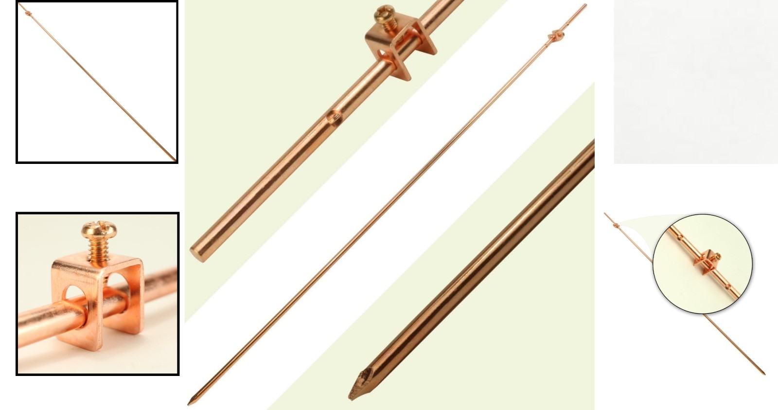 Durable 3/8 Inch x 4ft Copper Ground Rod – Ideal for Satellite Dish Protection
