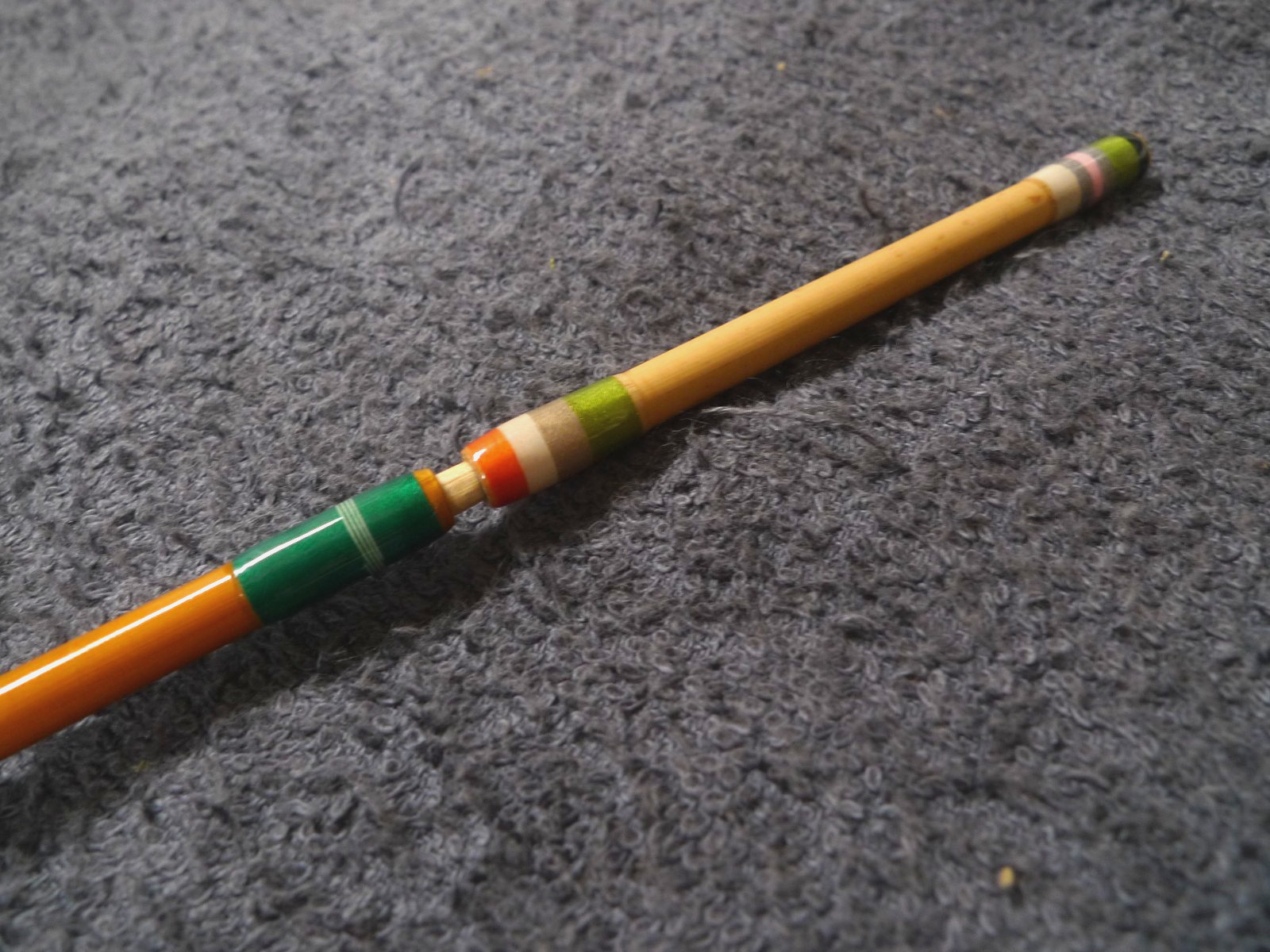 [Japanese Marutake flyrod] 6’7″ #3 3pc-unused ‘yatake bamboo’ flyrod