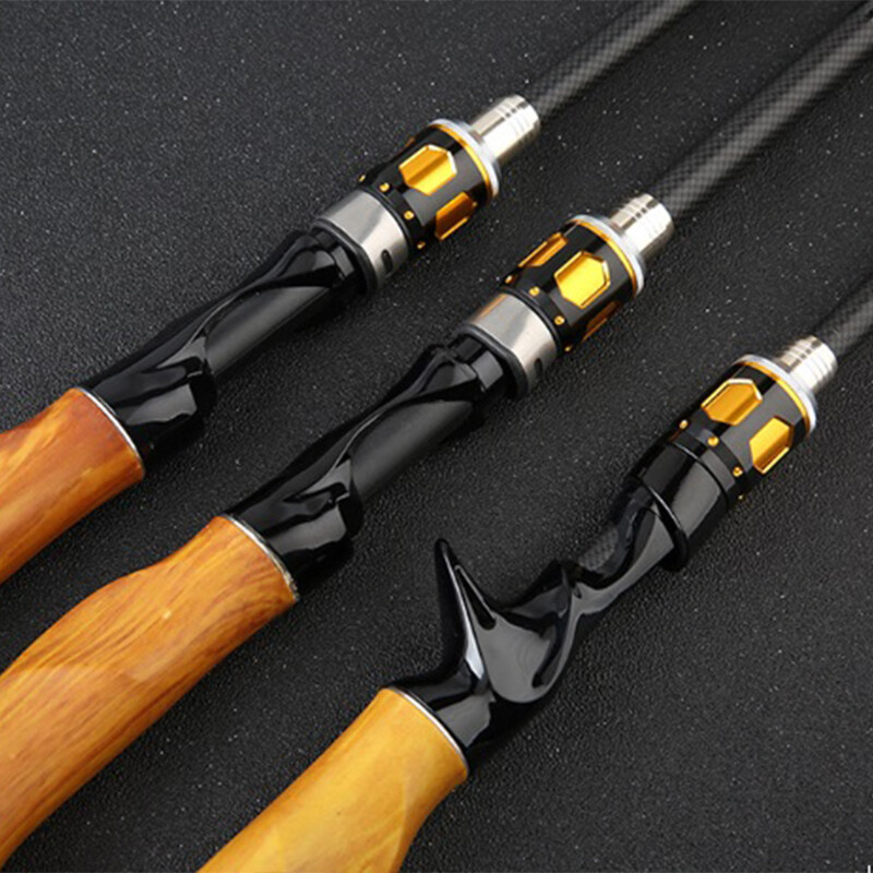 1.8-2.7M Fishing Rod for Casting/Spinning Reel Carbon Fiber Ultra-Light Pole New