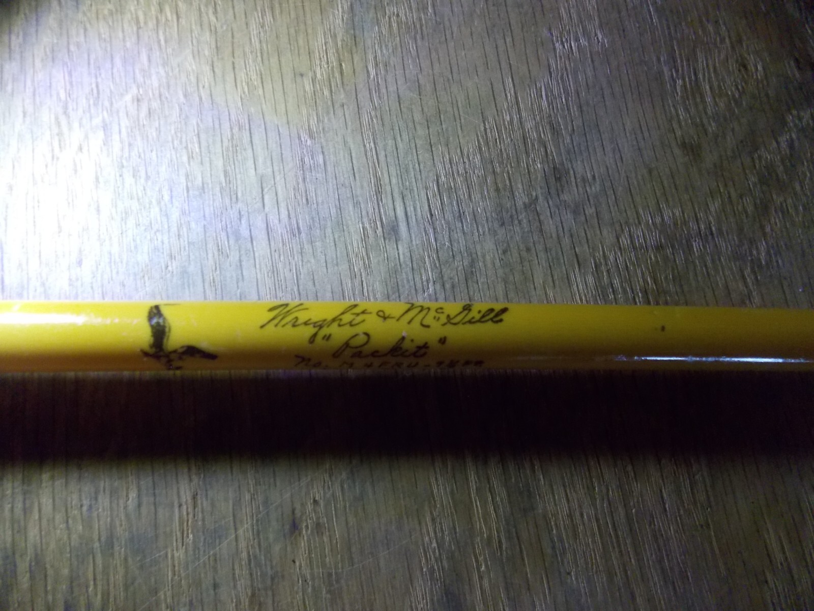 Vtg Wright & McGill “PACKIT” M4FRU 7’6″ (4Pcs) Spinning/Fly Rod Line Sz 7 9/25