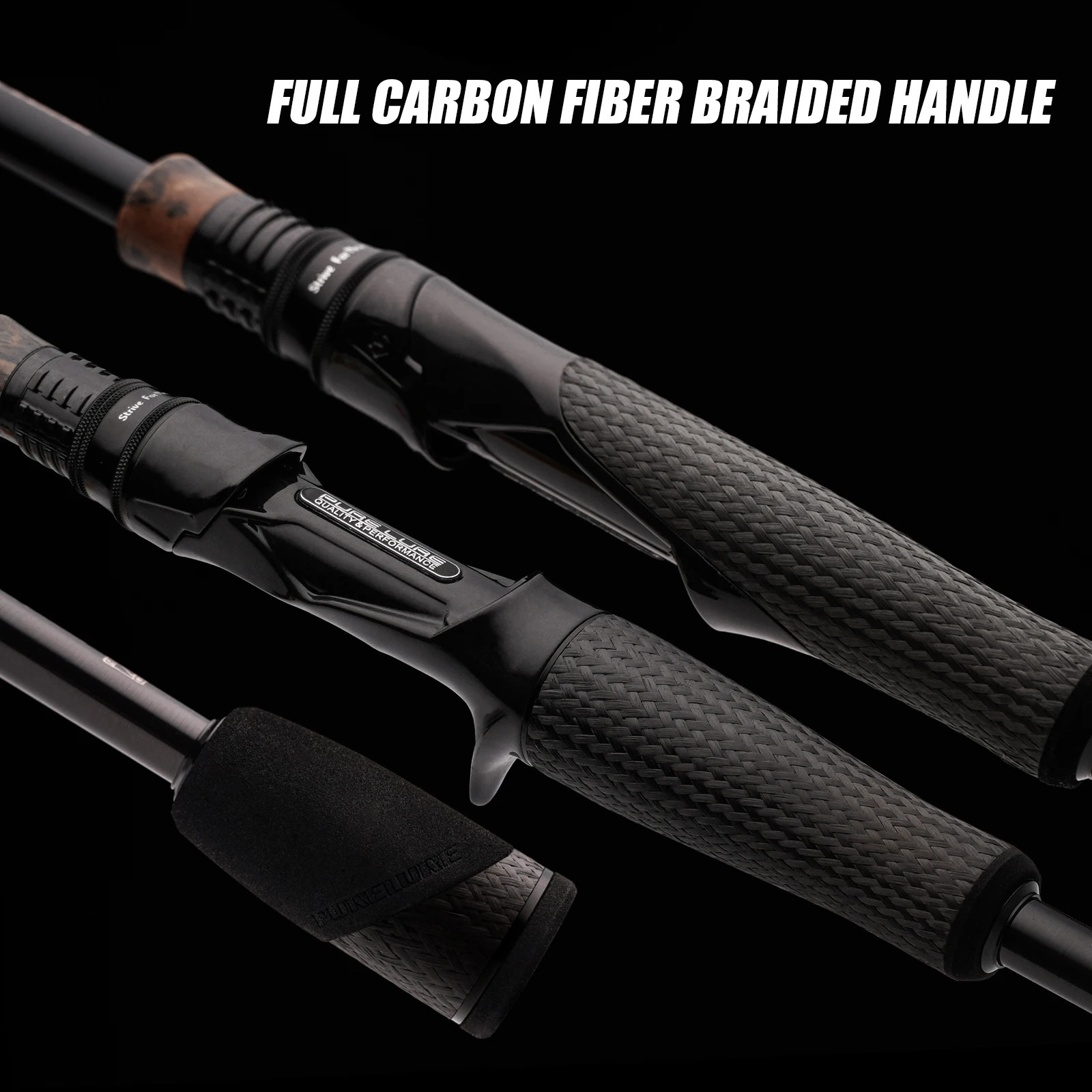 PURELURE REALM Bass Rod M40X Toray Carbon EX F/F Action Fuji SIC Pike