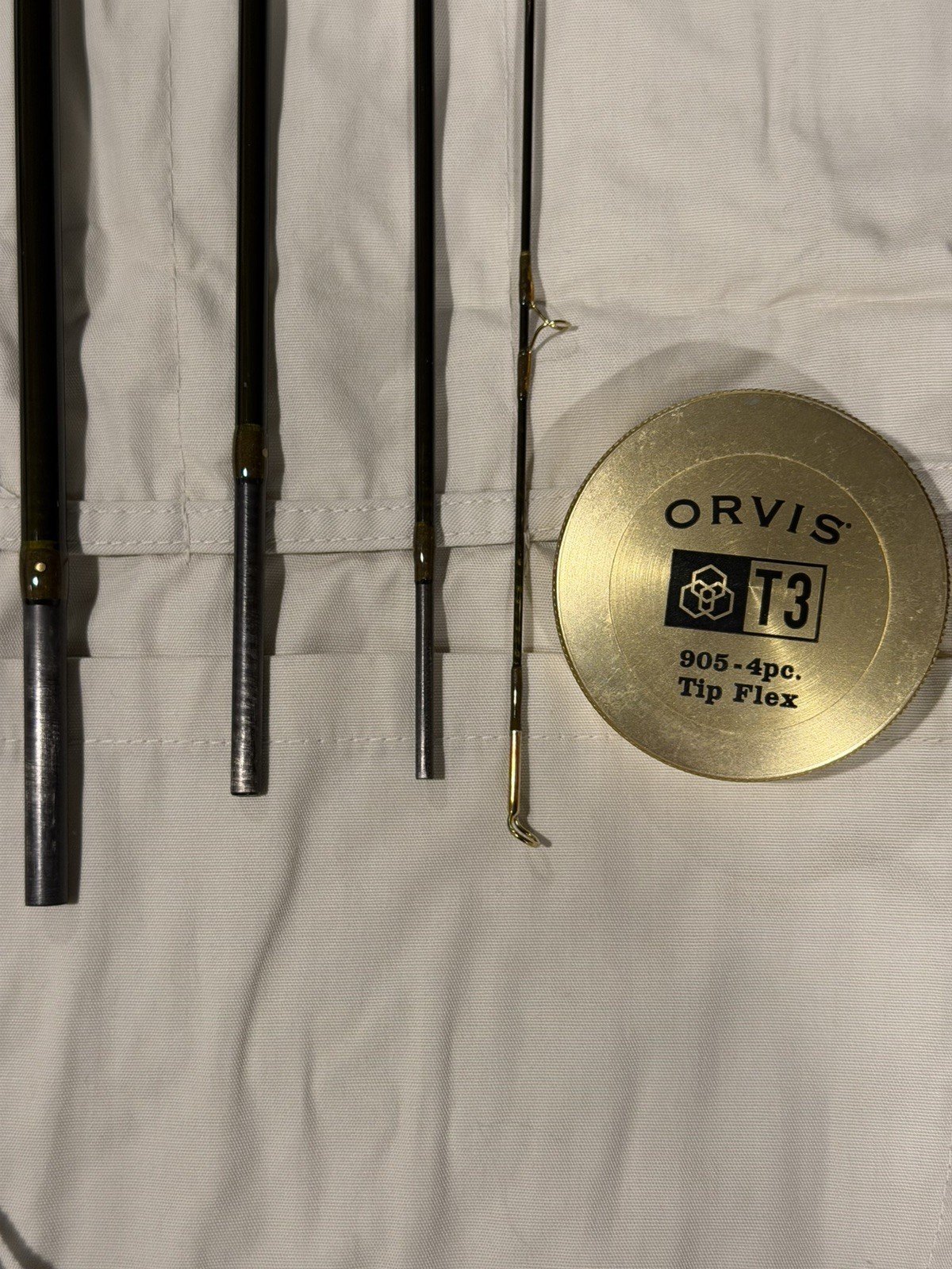 Orvis collectible Vintage T3 9ft 5 wt 4 pc 9.5 Tip Flx rod , tube, sock exc+++