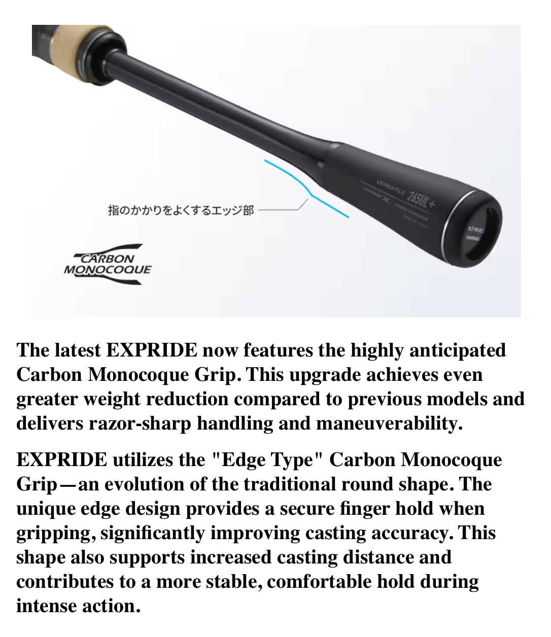 Shimano 22 Expride 265ML-2 Spinning 2PC Bass Rod Versatile New From Japan