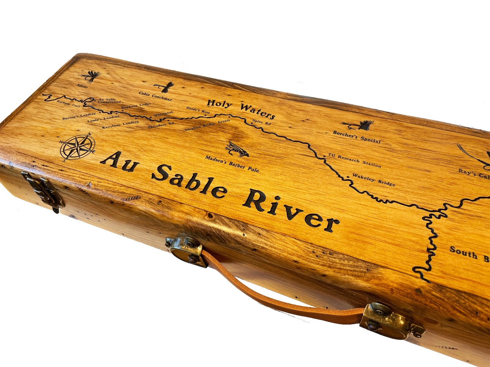Two-Hearted Fly Rod Case with Rod, Reel, & Fly Box (5wt. 9″ 4 pc)