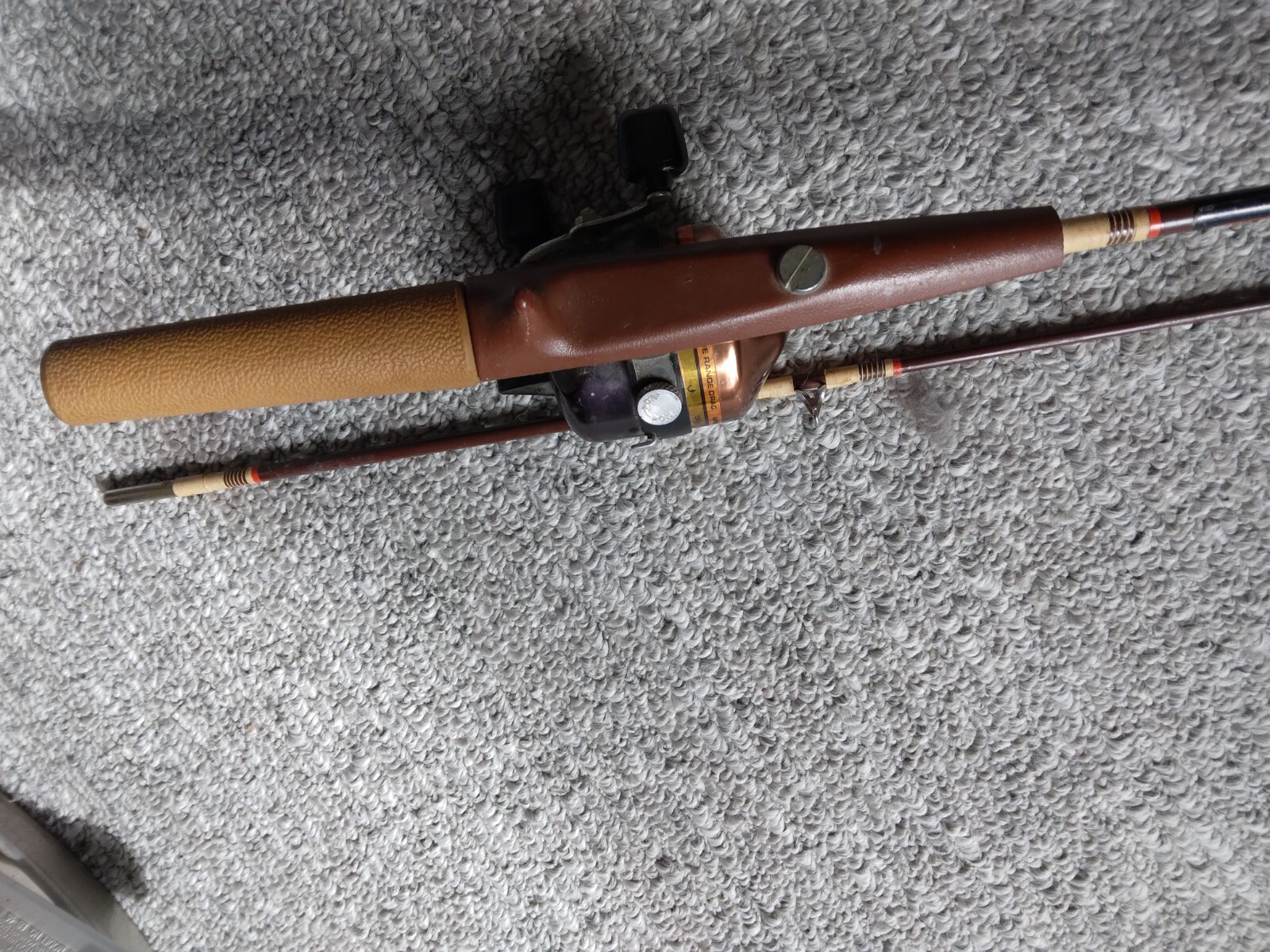 Vintage Zebco 600 rod and reel combination