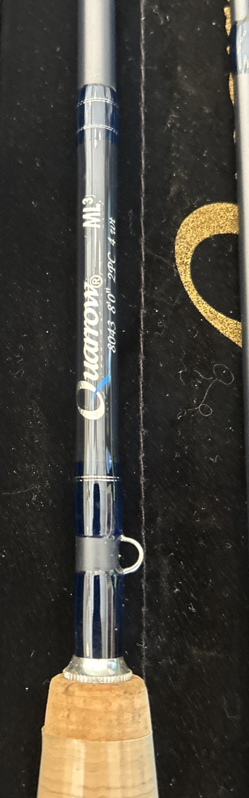 Quarrow ML3 8 ft 2 pc 4 weight Fly Rod on G Loomis GLX blank