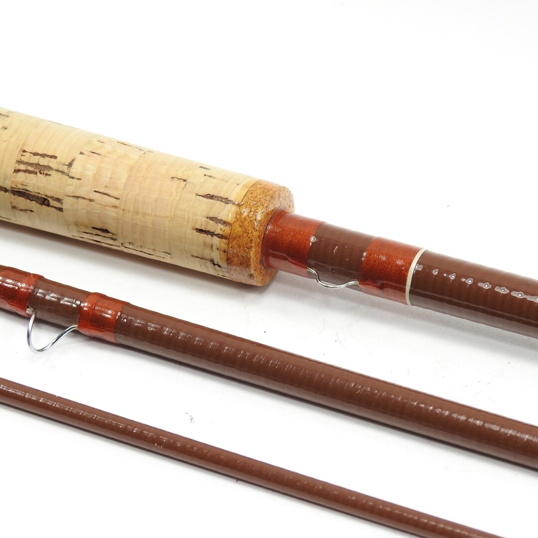 Scott Powr-Ply Fiberglass Fly Rod. 8’ 6wt. F-81. 3-Piece. W/ Tube and Sock.