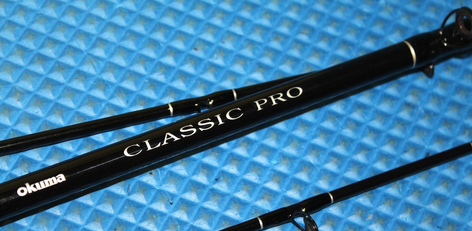 Okuma Black Classic Pro 8′ 6″ Conventional Trolling Rod 2-Piece CPDR-86M 4-Pack!