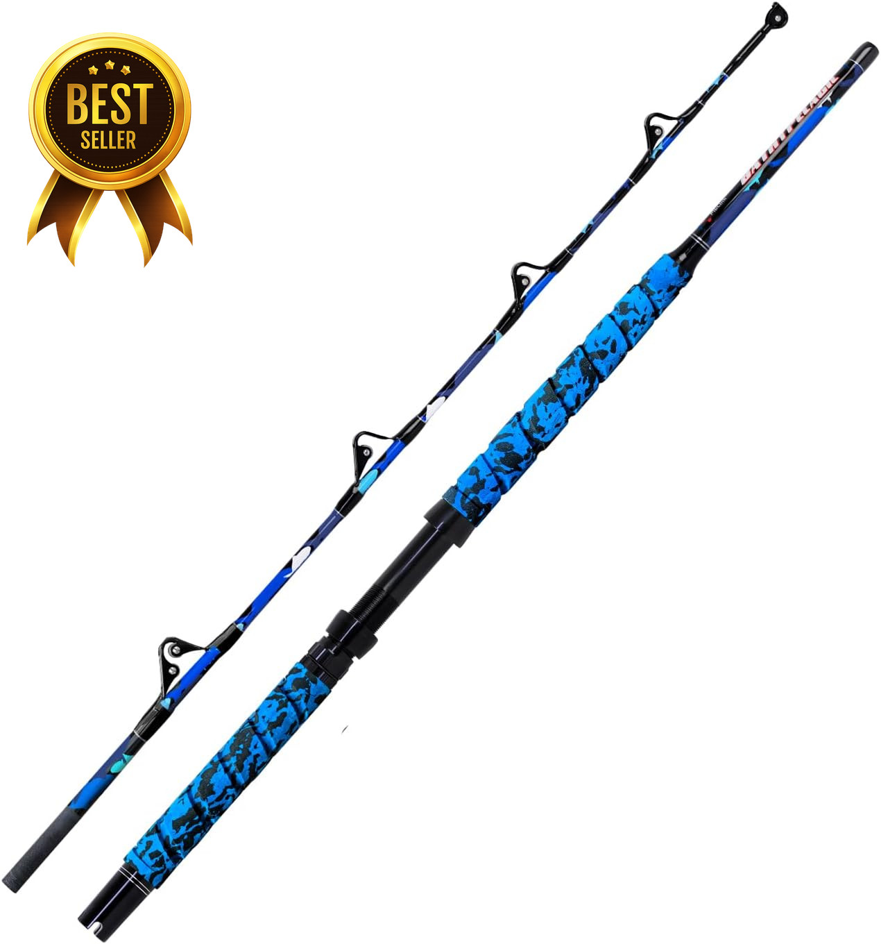 Saltwater Offshore Trolling Rod Big Game Deep Sea Fishing Pole