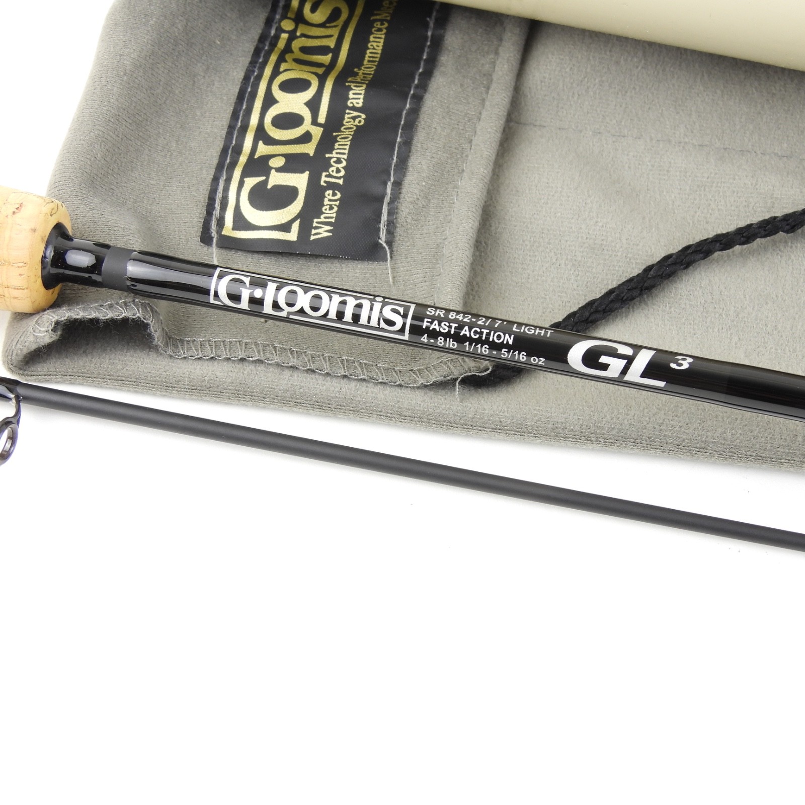 G. Loomis GL3 SR 842-2 Spinning Fishing Rod. 7’. Light. Fast Action.