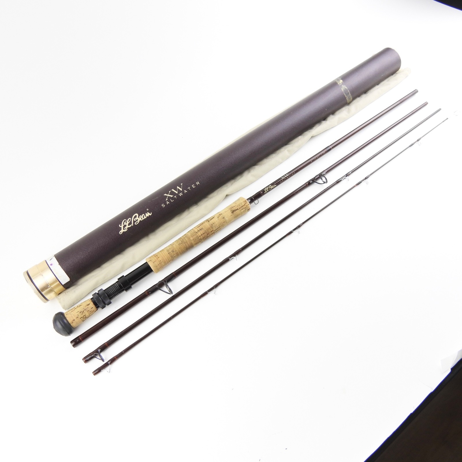 L.L. Bean XW Saltwater Fly Fishing Rod. 9’. 10wt. W/ Tube & Sock.