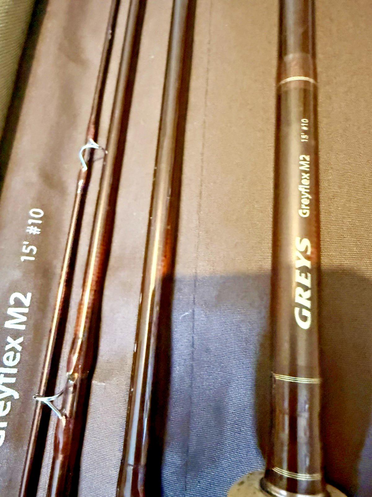 Greys Greyflex M2 15 Foot #10 4 Piece Salmon Fly Rod with Bag & Travel Tube
