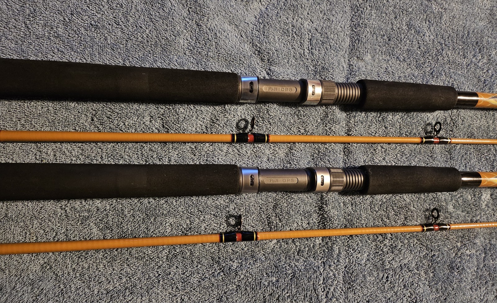 Shakespeare UglyStik Tiger BWD 2200 8′ Med Lite 12-30lb Casting Rods Set of 2