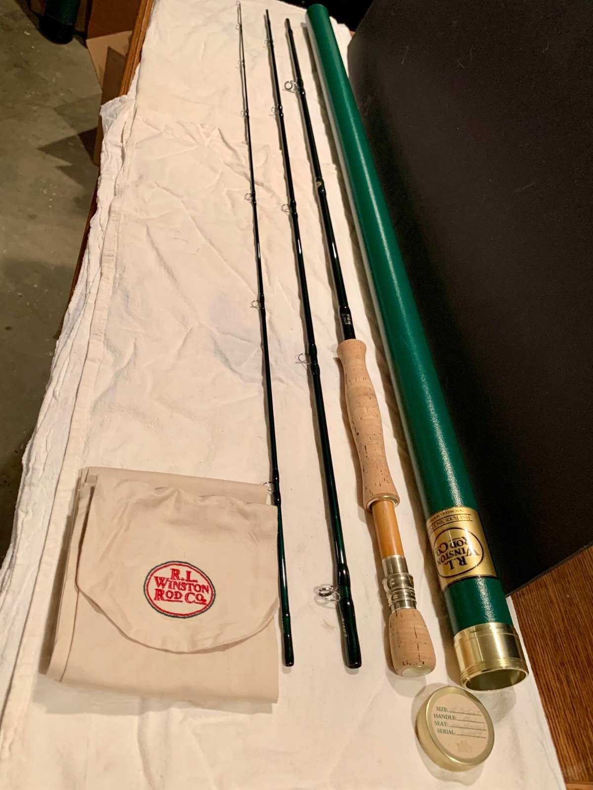Winston 3pc LT 10’6″ 6wt – Great Stillwater Rod. Excellent Condition