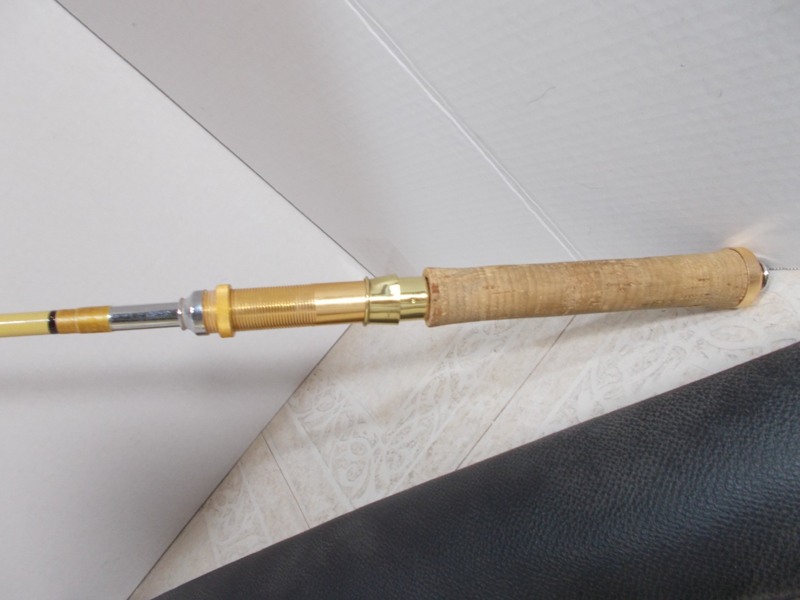 Tom Thorn Glass Factor #780 Fly Fishing Rod 5 Piece 7’6” Cork Handle with Case